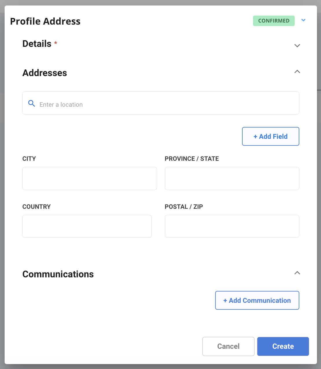 Profile Address